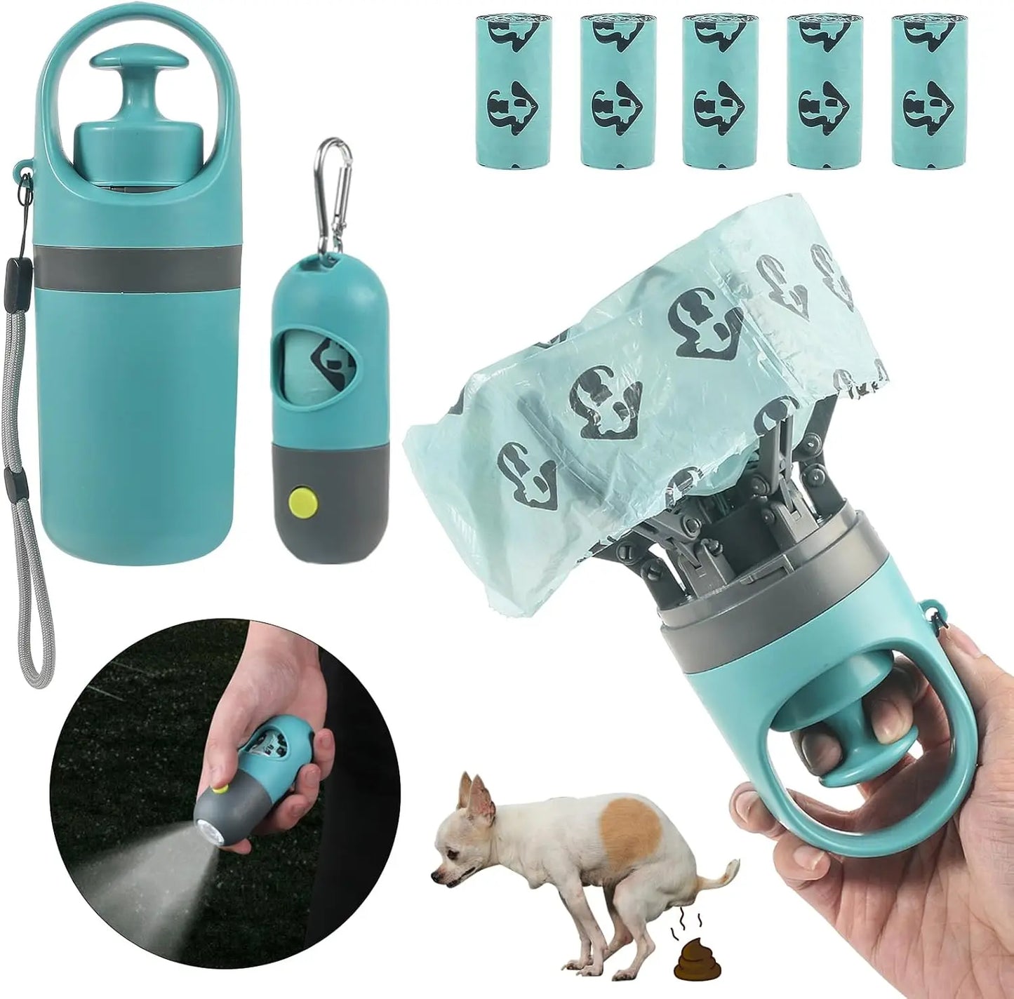 TidyPaw Pro — Poop Bag Dispenser & Scooper Set