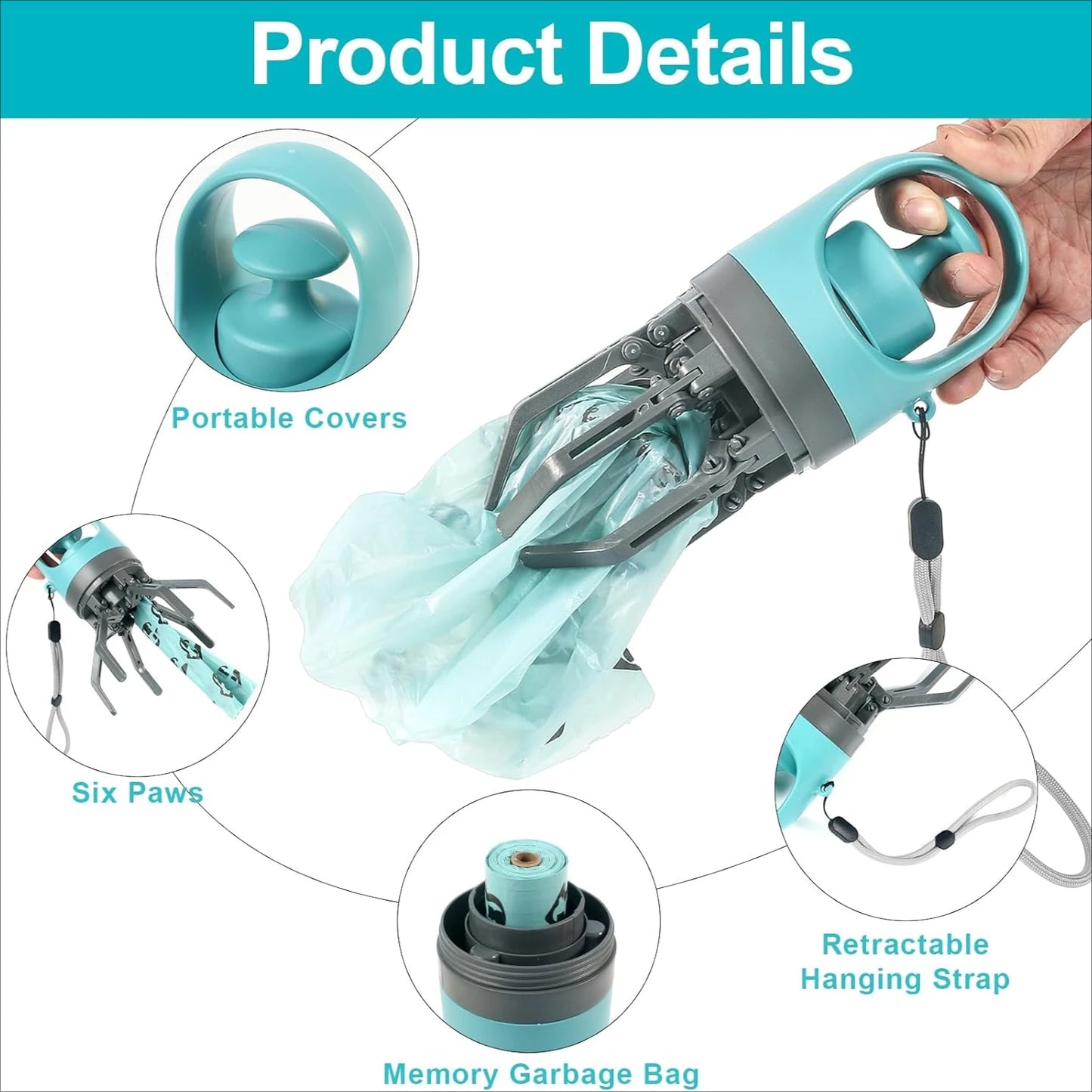 TidyPaw Pro — Poop Bag Dispenser & Scooper Set