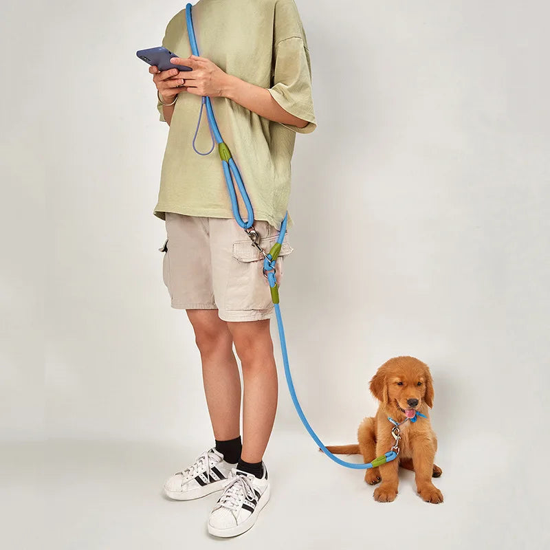 GlowRun Pro — Reflective Running Leash