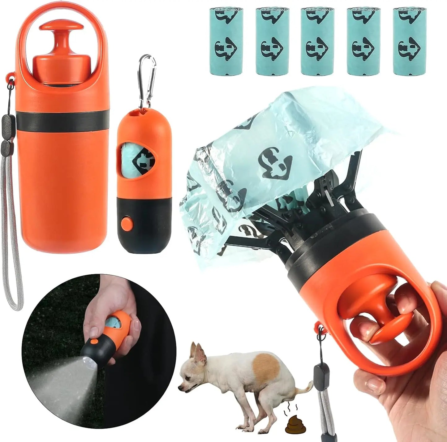 TidyPaw Pro — Poop Bag Dispenser & Scooper Set